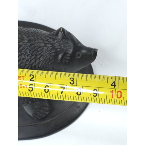 Vtg Cast‎ Iron Antique Style Bear Door Knocker 1LB 12oz 4.5"X4" Wildlife Cabin - Picture 7 of 8
